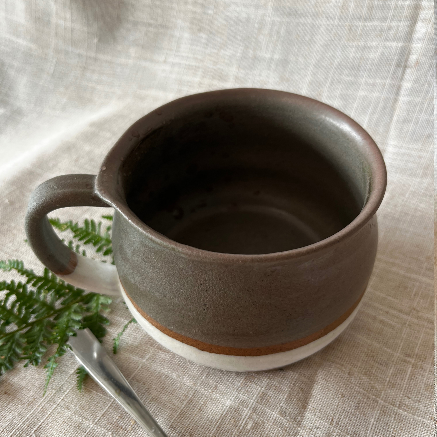 Ceramic Soup mug, fall soup mug, large ceramic coffee mug, UK Made