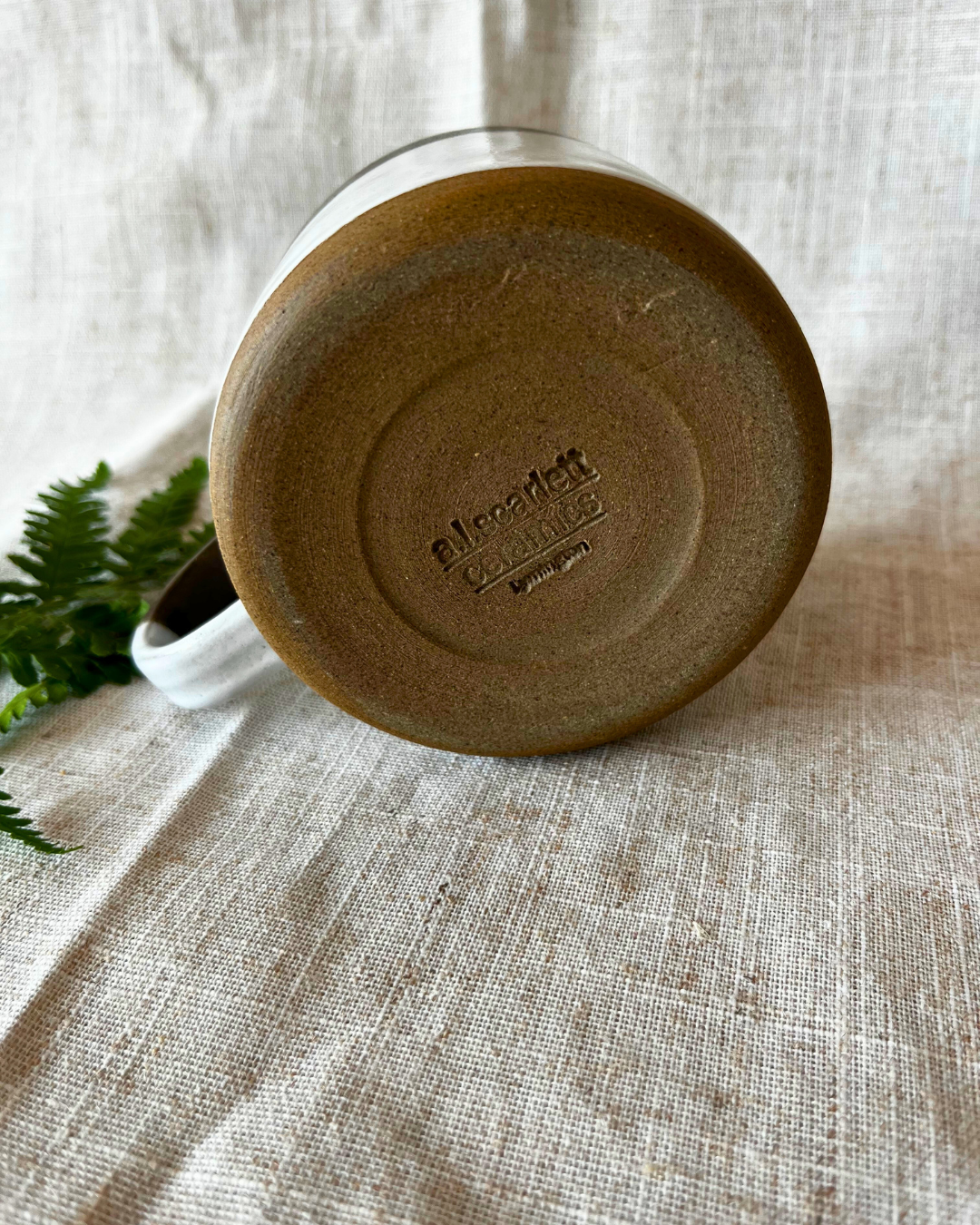Handmade Forest Chestnut Ceramic Mug