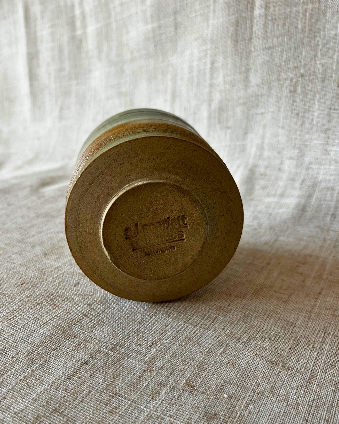 Handmade Forest Lichen ceramic Tumbler