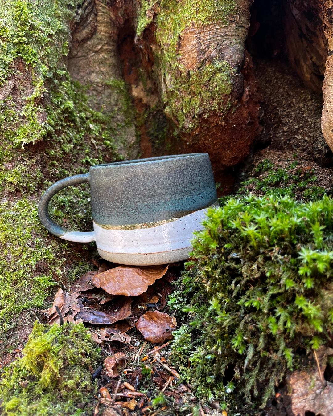 Handmade Forest Beech Ceramic Mug