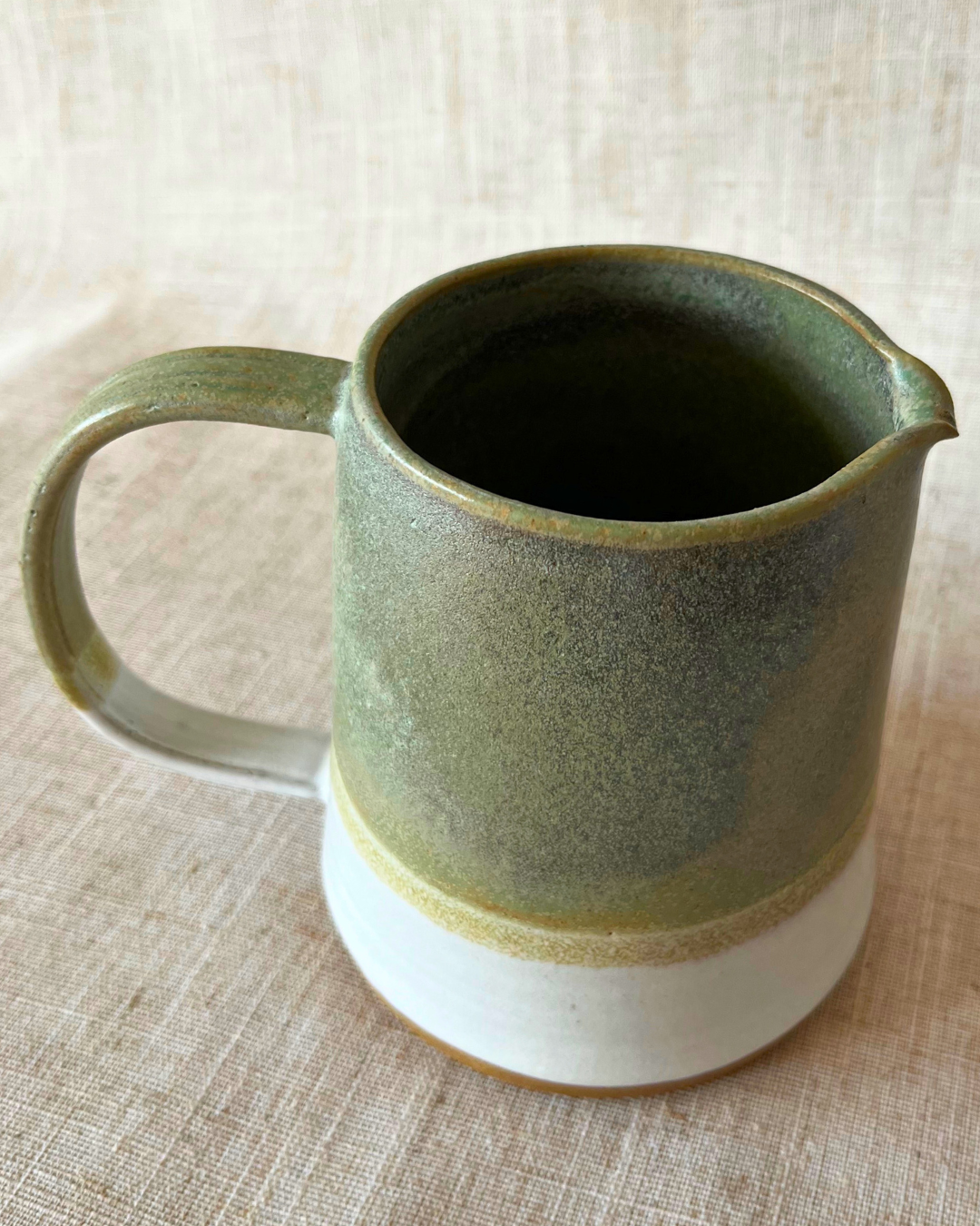 Handmade Forest Morning Dew Ceramic Jug