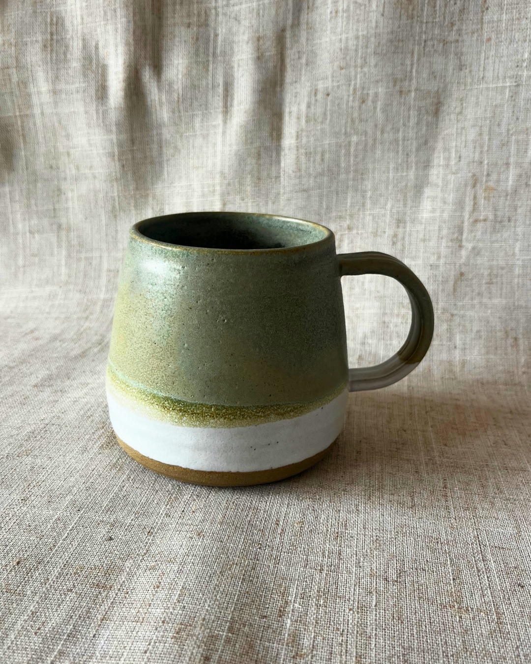 Handmade Forest Morning Dew Ceramic Mug