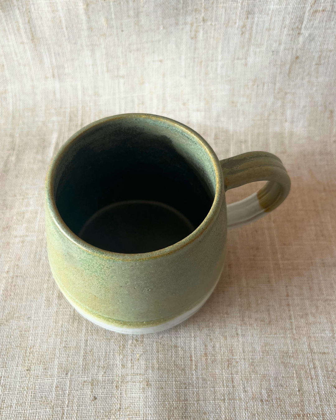 Handmade Forest Morning Dew Ceramic Mug