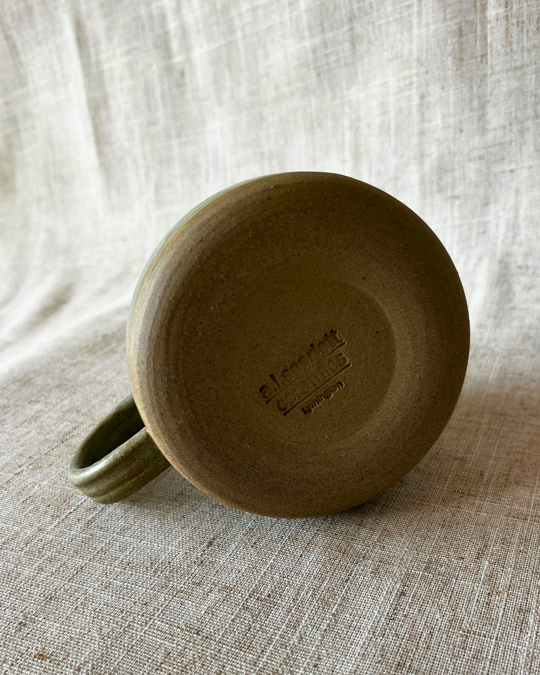 Handmade Forest Moss Ceramic Mug