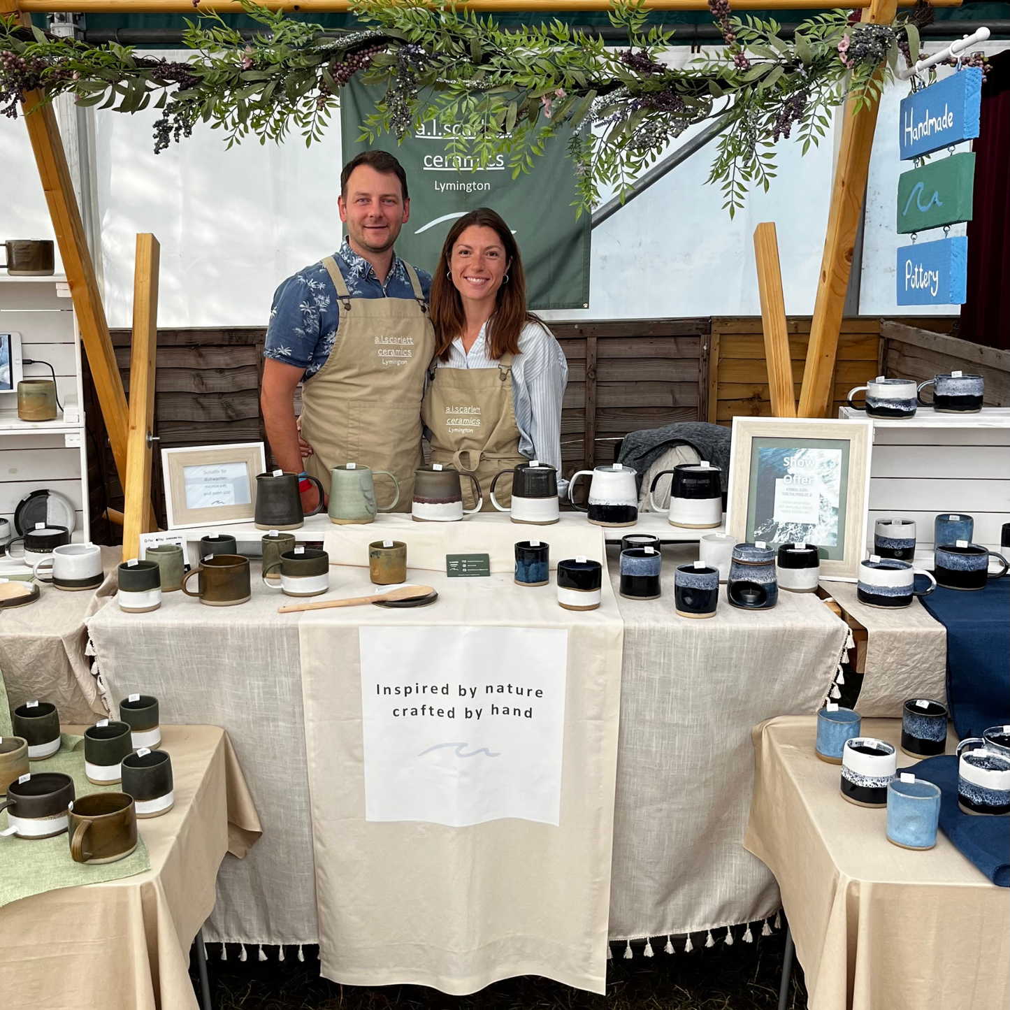 Handmade Ceramic Nautical Mug