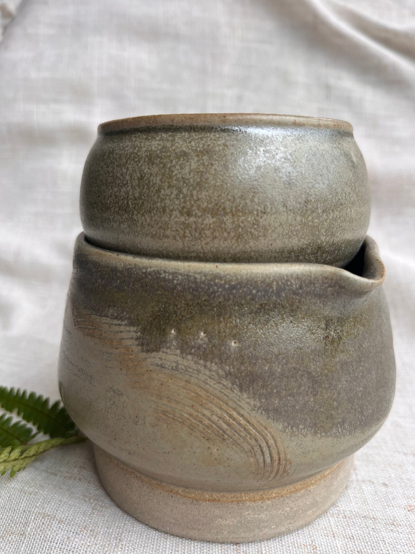 Forest Handmade Ceramic Matcha Tea Set