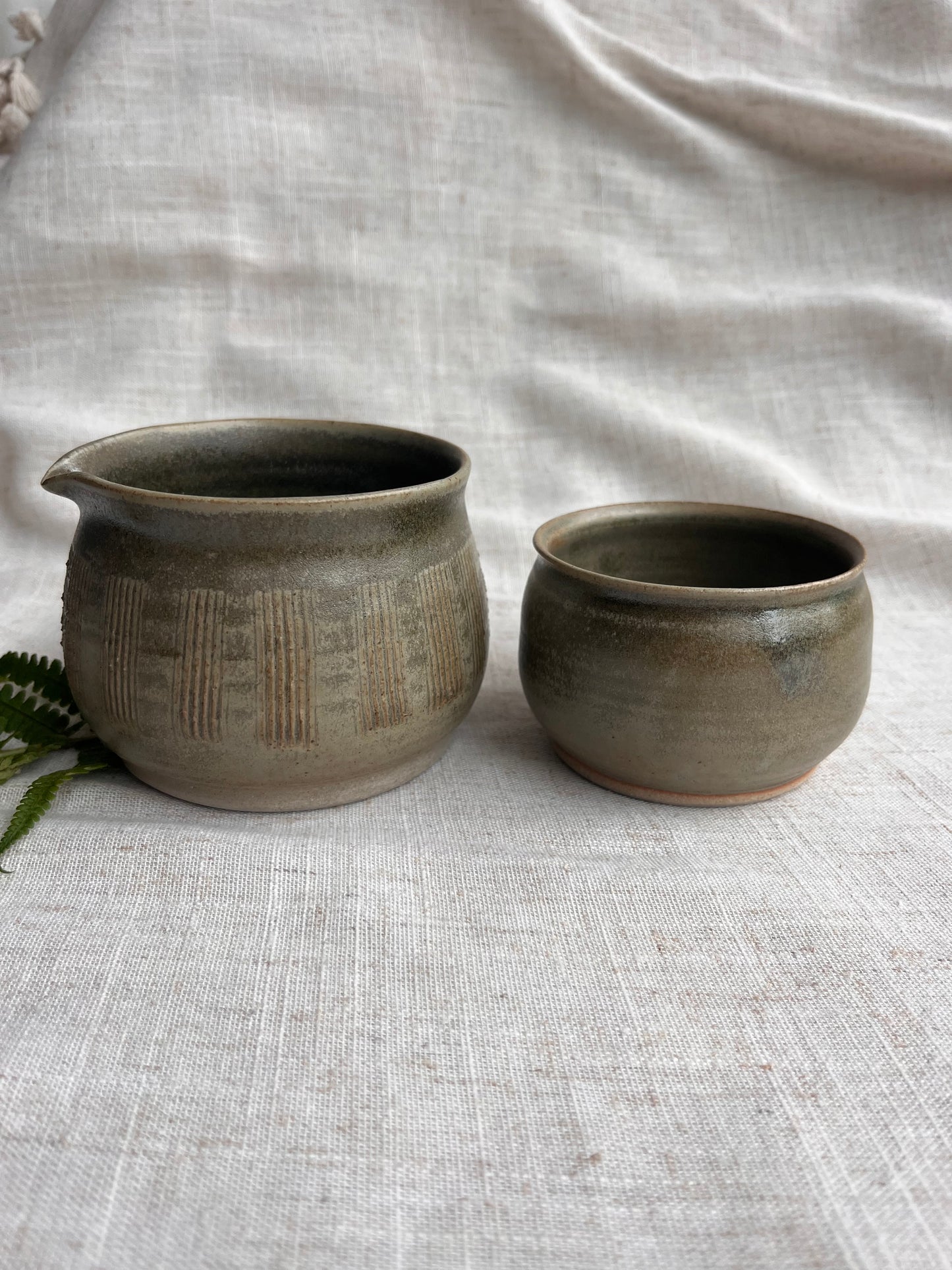 Forest Handmade Ceramic Matcha Tea Set