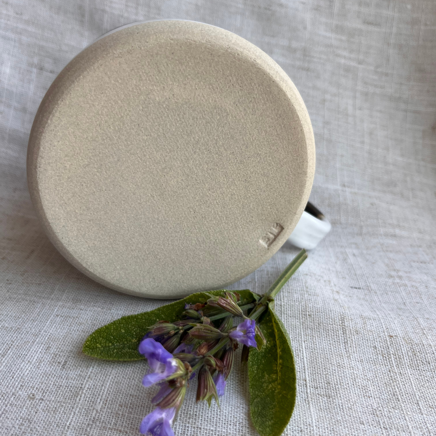 Forest Handmade Ceramic Mug Green & White