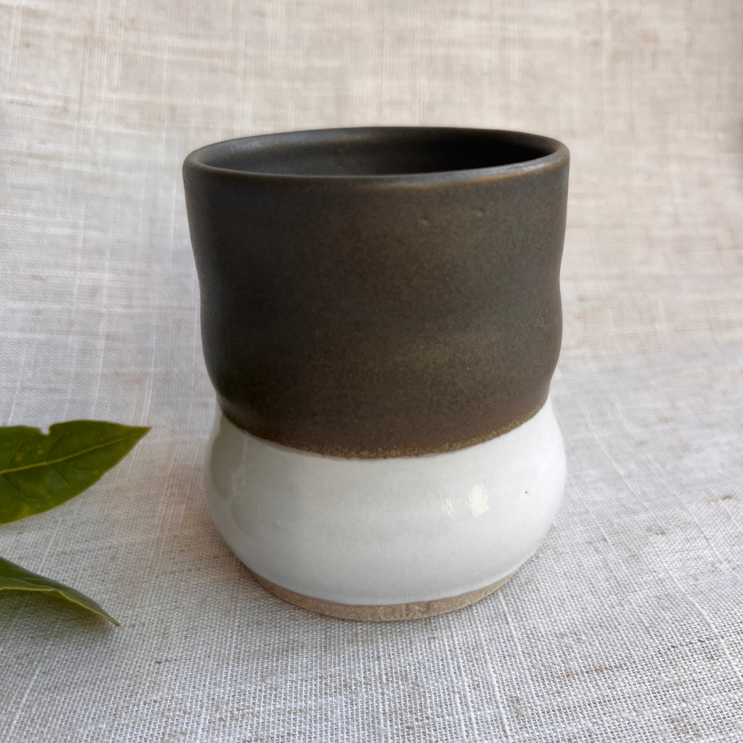 Forest Handmade Ceramic Ripple Cup