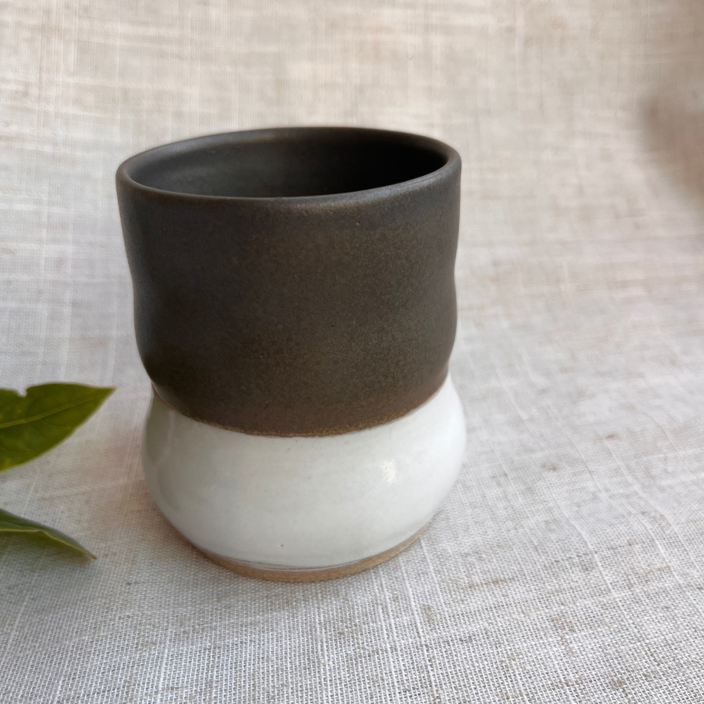 Forest Handmade Ceramic Ripple Cup