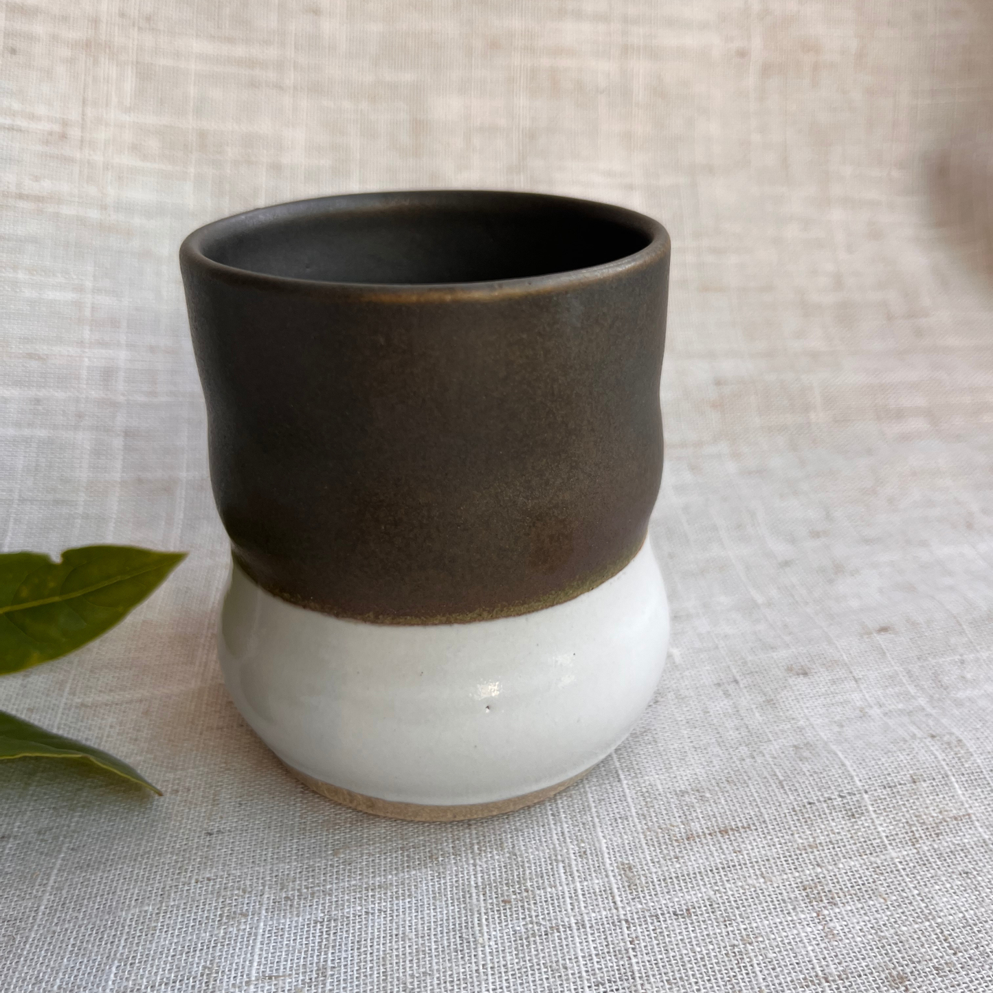 Forest Handmade Ceramic Ripple Cup