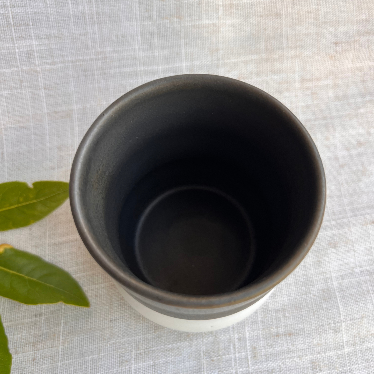 Forest Handmade Ceramic Ripple Cup