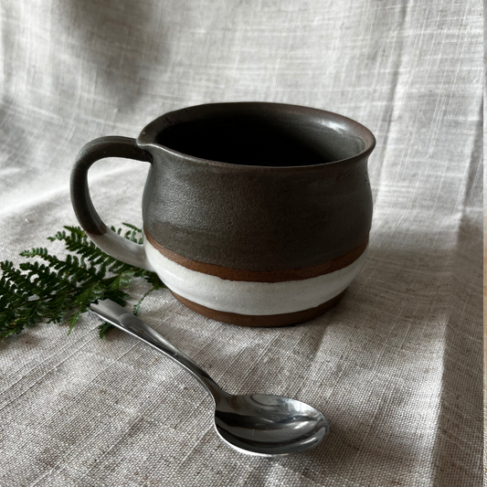 Ceramic Soup mug, fall soup mug, large ceramic coffee mug, UK Made