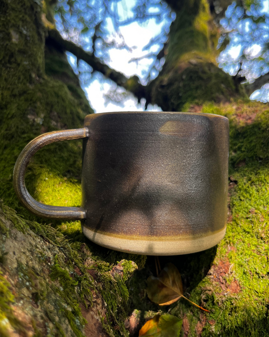 Handmade Forest Brown Ceramic Mug