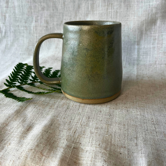 Handmade Forest Moss Ceramic Tankard