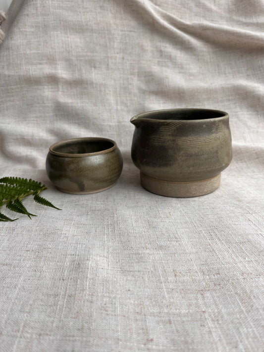 Forest Handmade Ceramic Matcha Tea Set