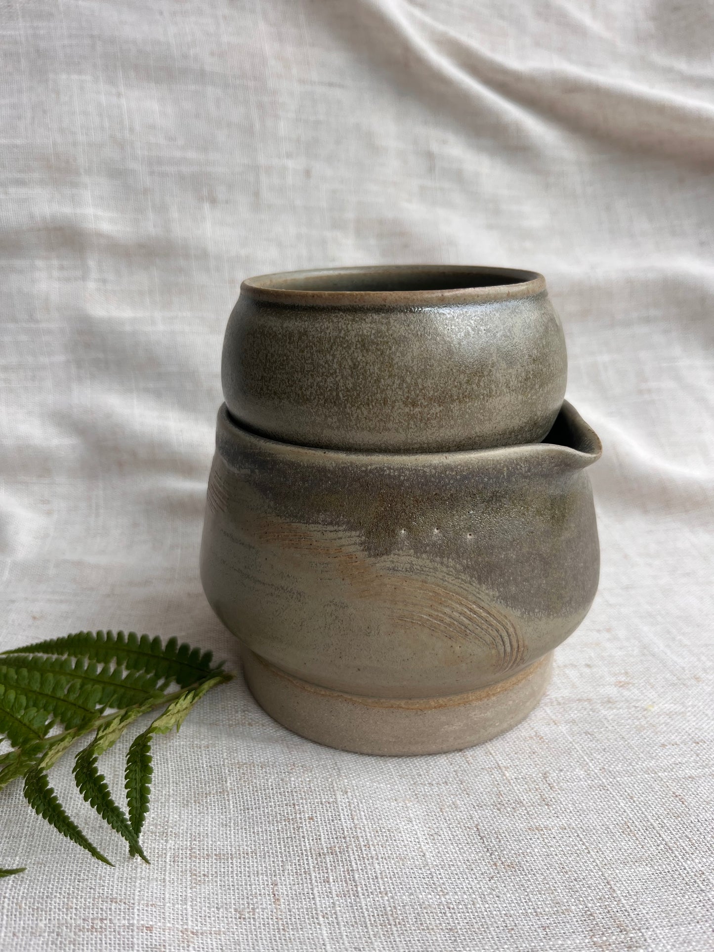 Forest Handmade Ceramic Matcha Tea Set