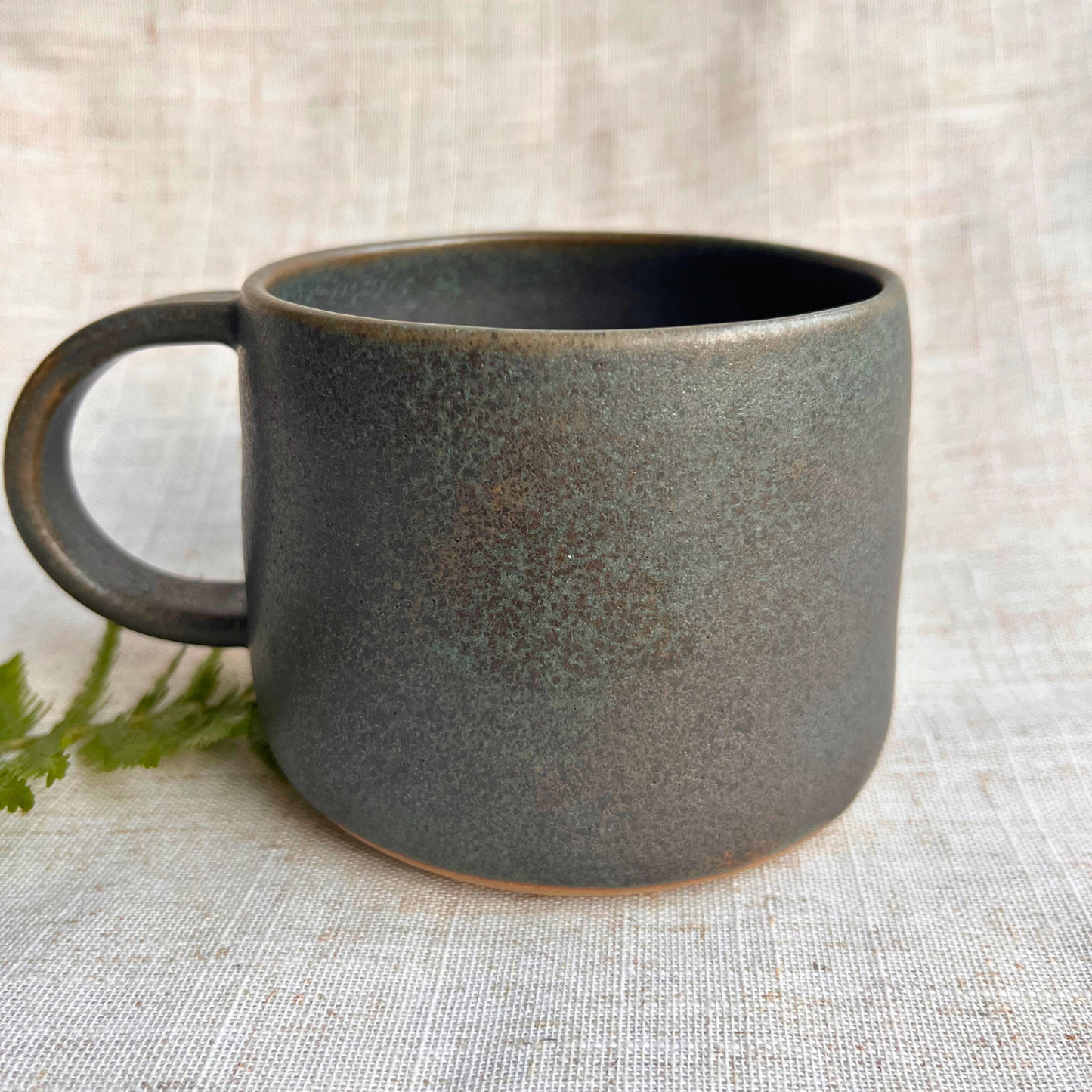 Handmade Ceramic Mug, Forest Fern Range