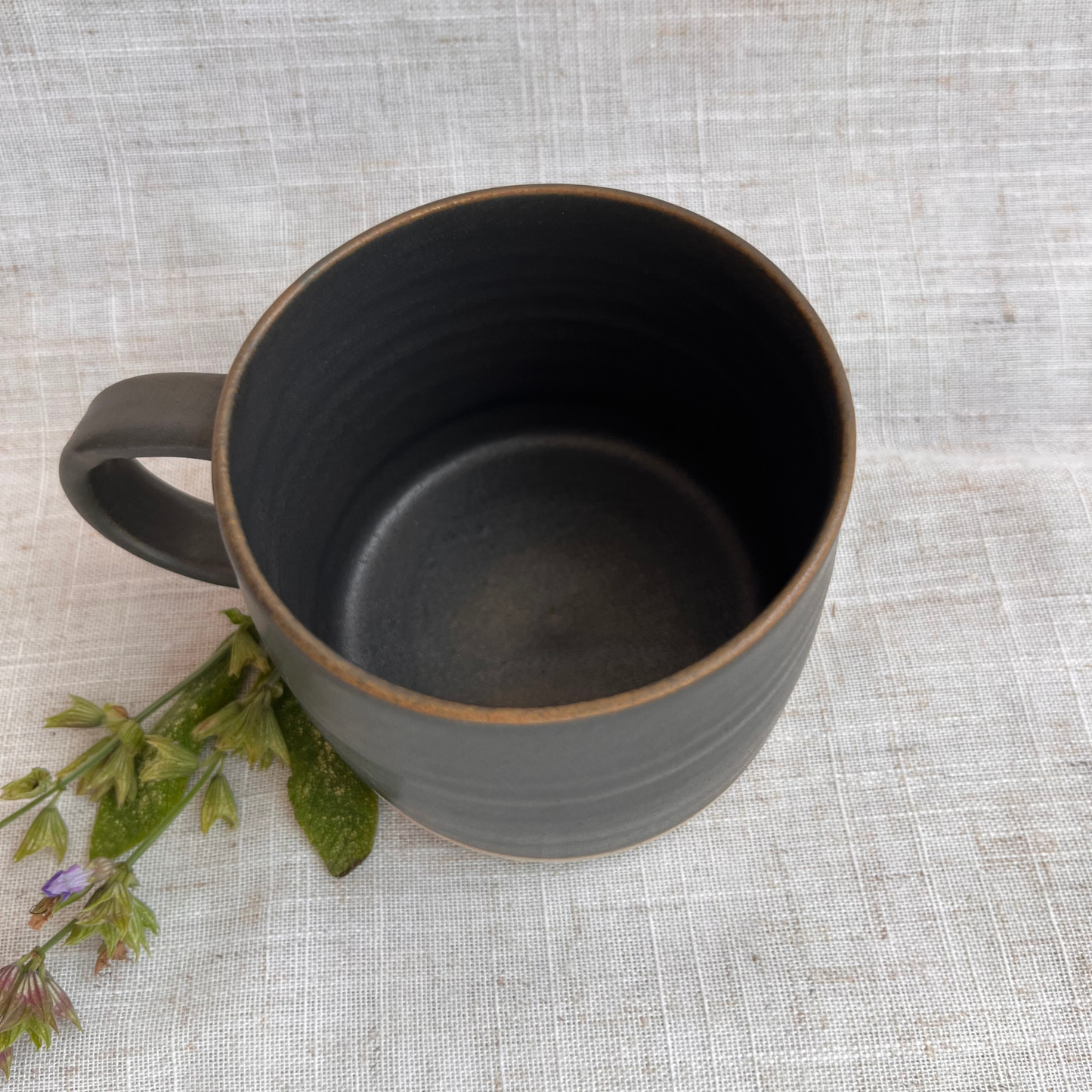 Forest Handmade Ceramic Mug Green