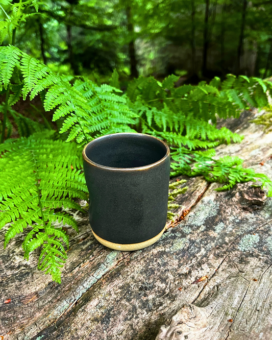 Handmade Forest Ceramic Dimpled Tumbler