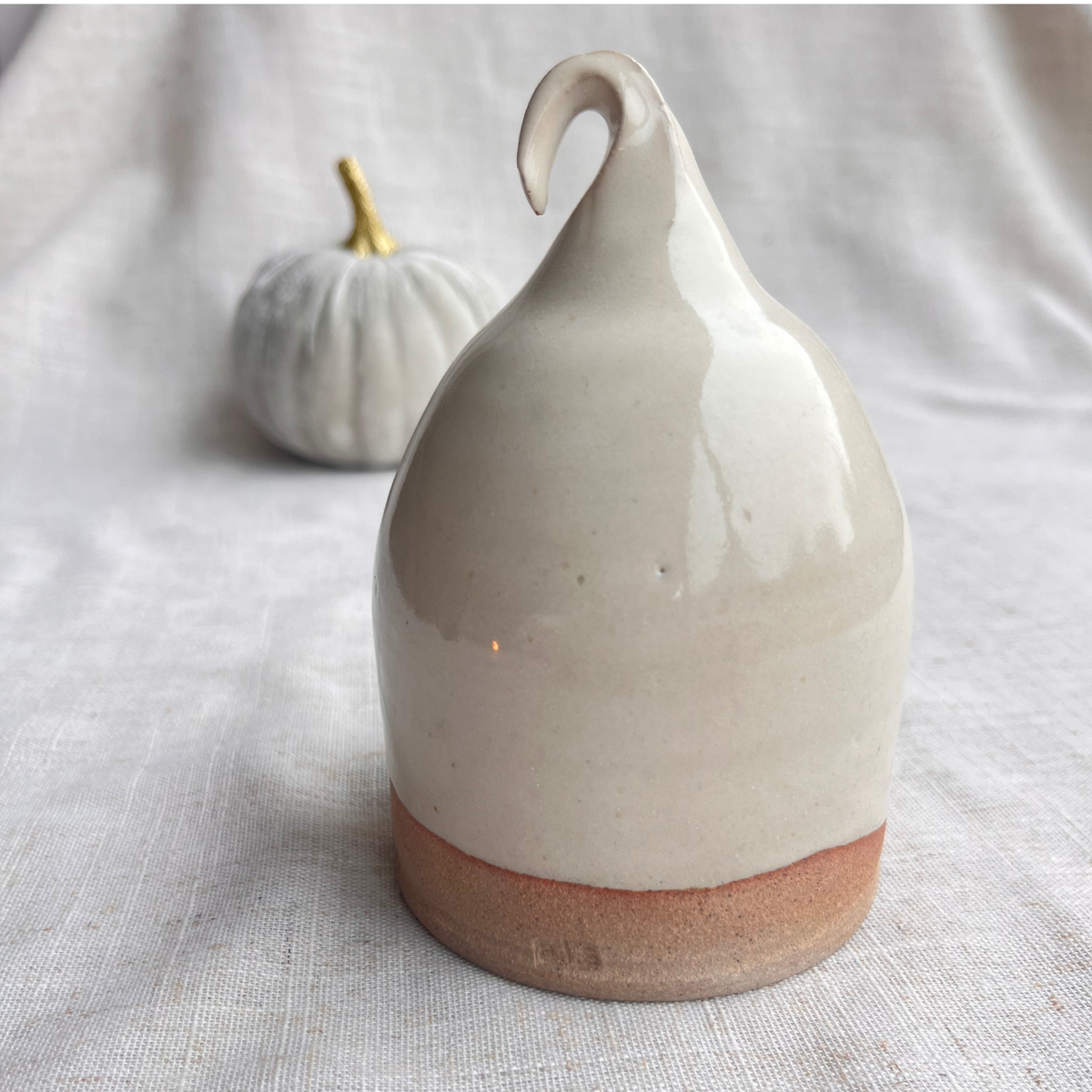 Handmade Ceramic Ghost Tea Light Holder