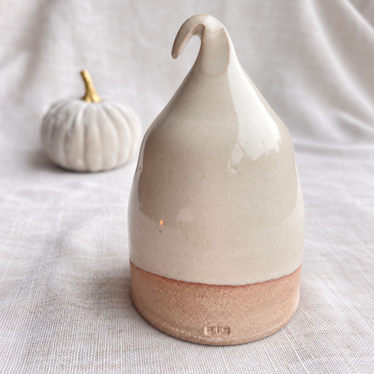Handmade Ceramic Ghost Tea Light Holder