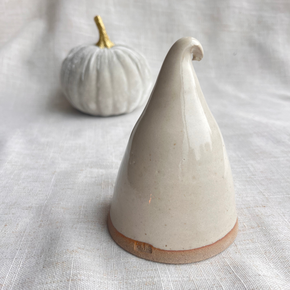 Handmade Ceramic Ghost Tea Light Holder