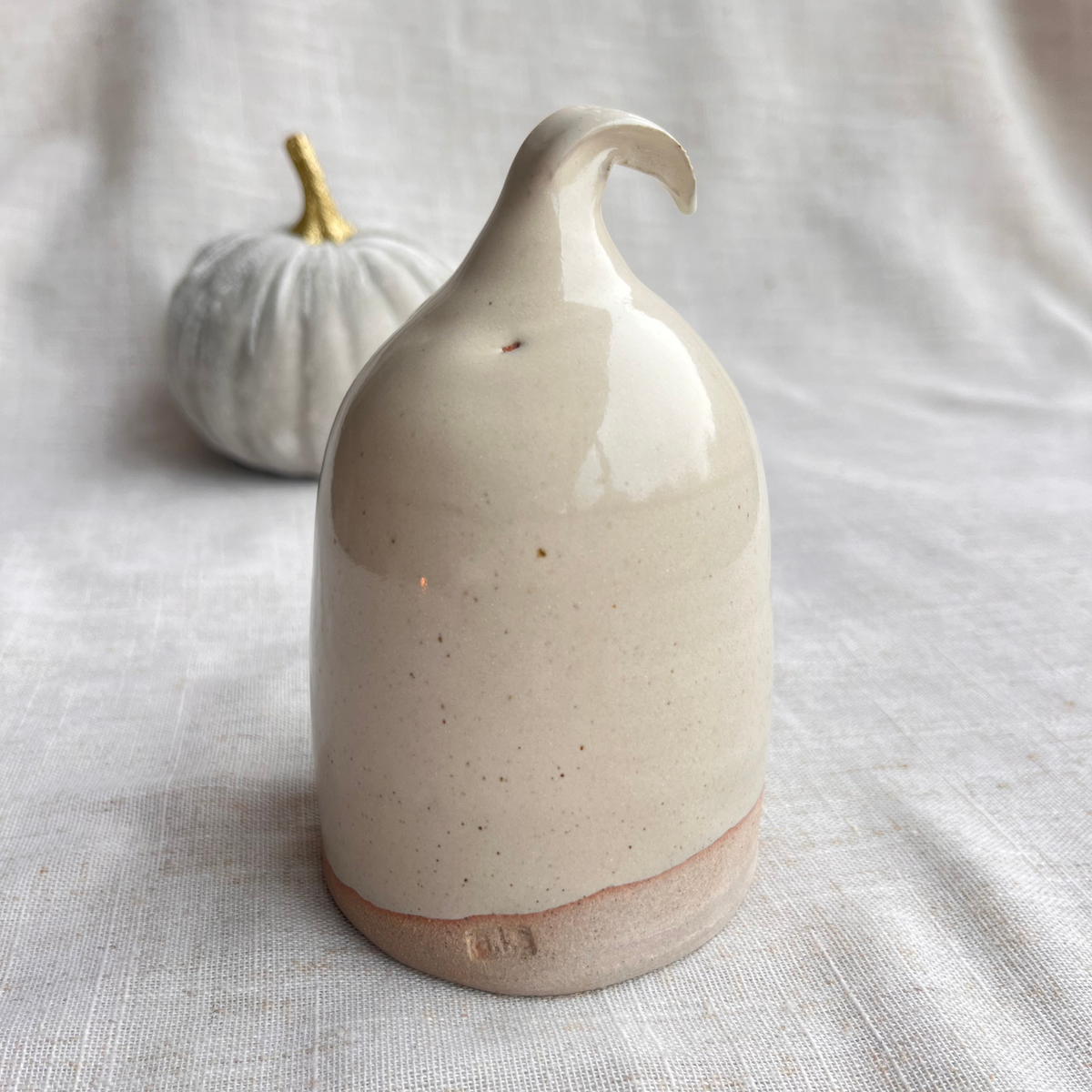Handmade Ceramic Ghost Tea Light Holder