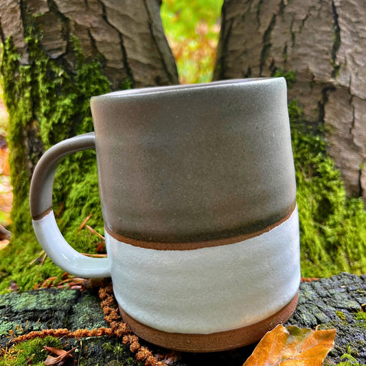 Handmade Ceramic Tankard, Rustic stoneware mug, UK Made