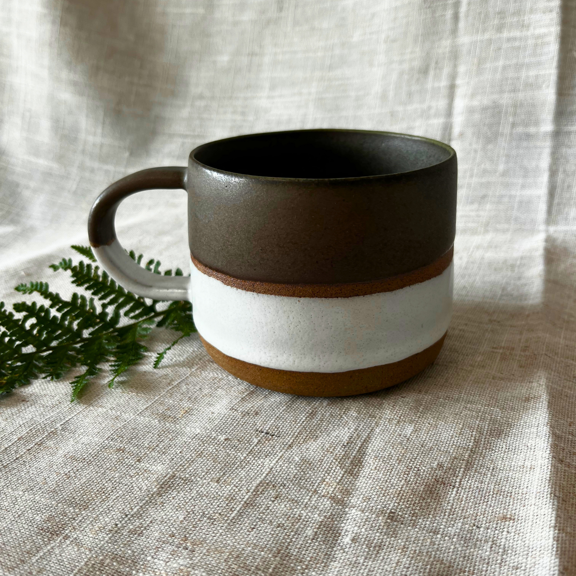 Handmade ceramic mug, ceramic mug rustic, ceramic mug fall, UK Made