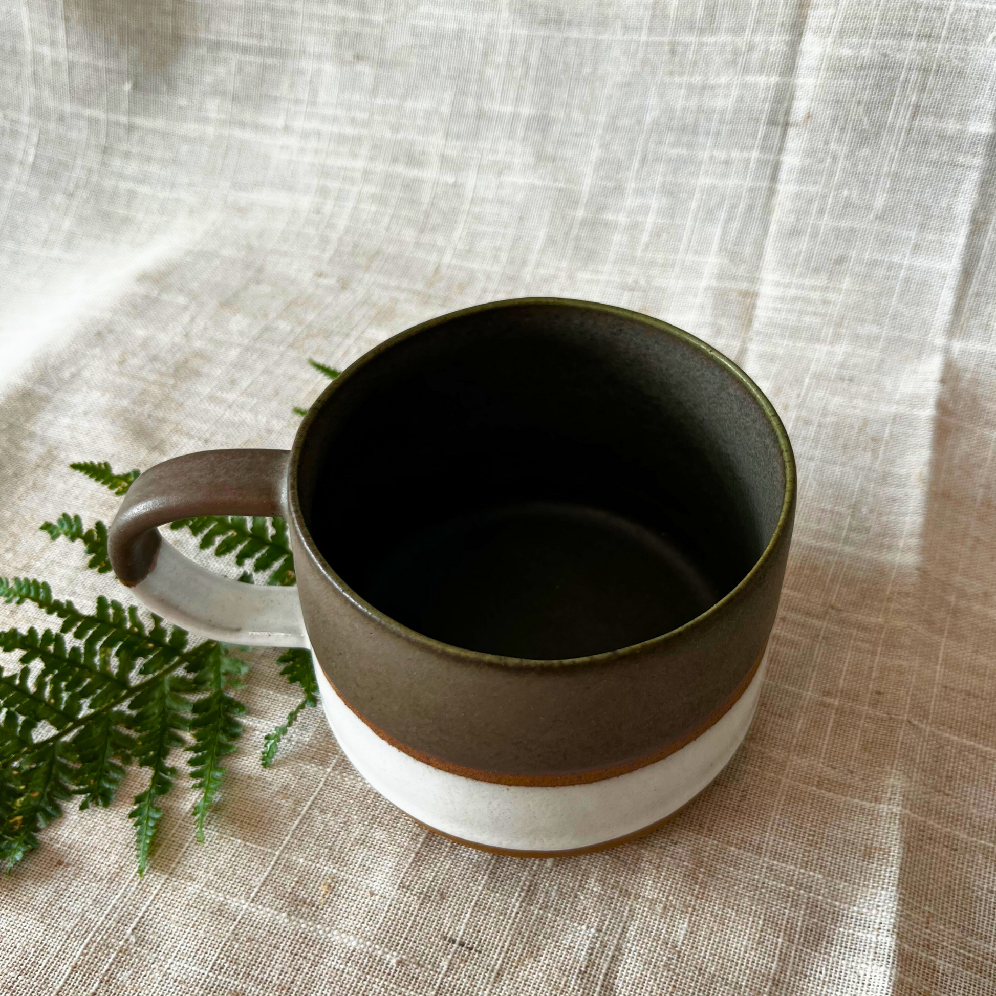 Handmade ceramic mug, ceramic mug rustic, ceramic mug fall, UK Made