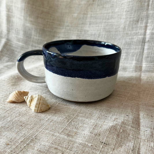 Handmade Ceramic Nautical Mug