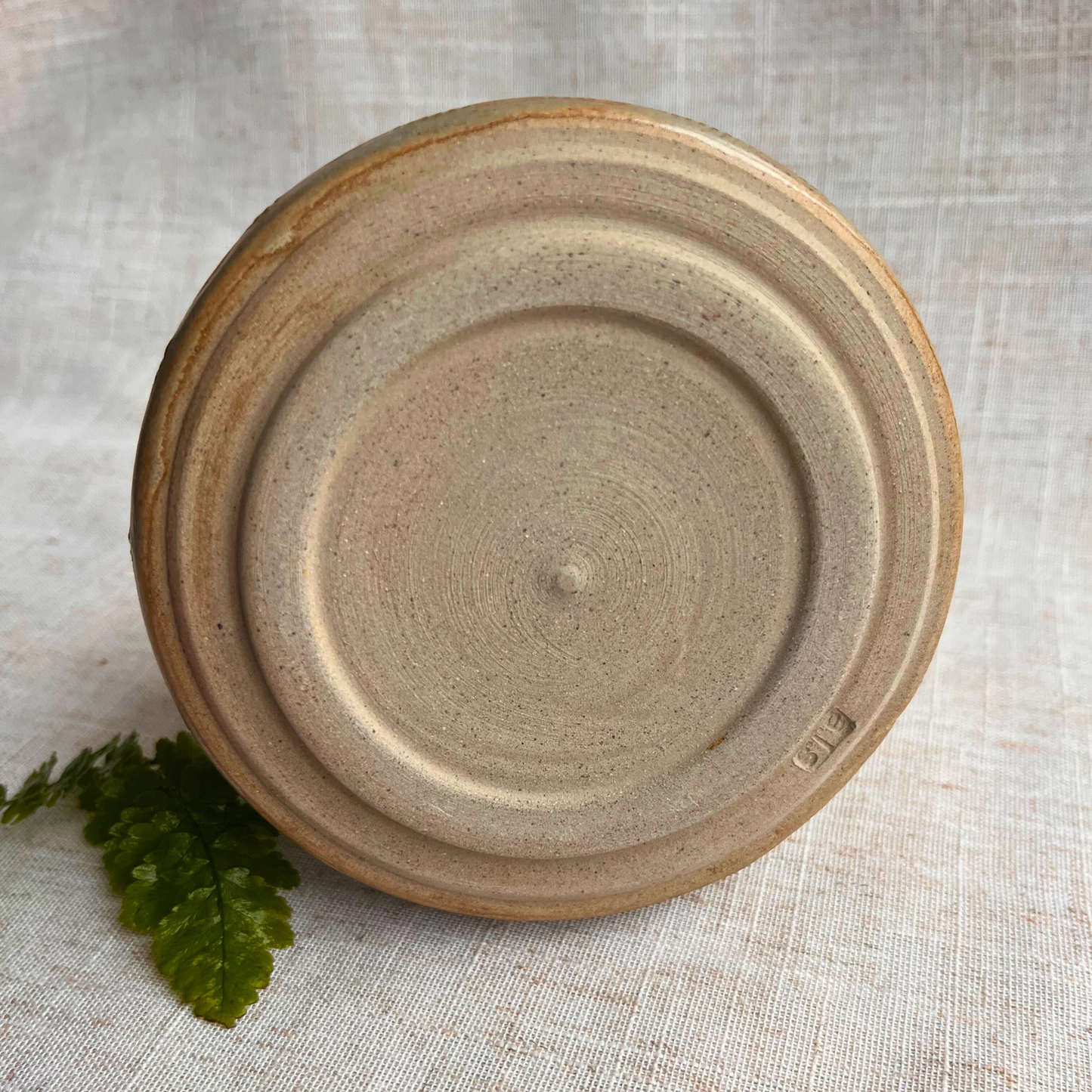 Handmade Ceramic Bowl, Forest Lichen Range