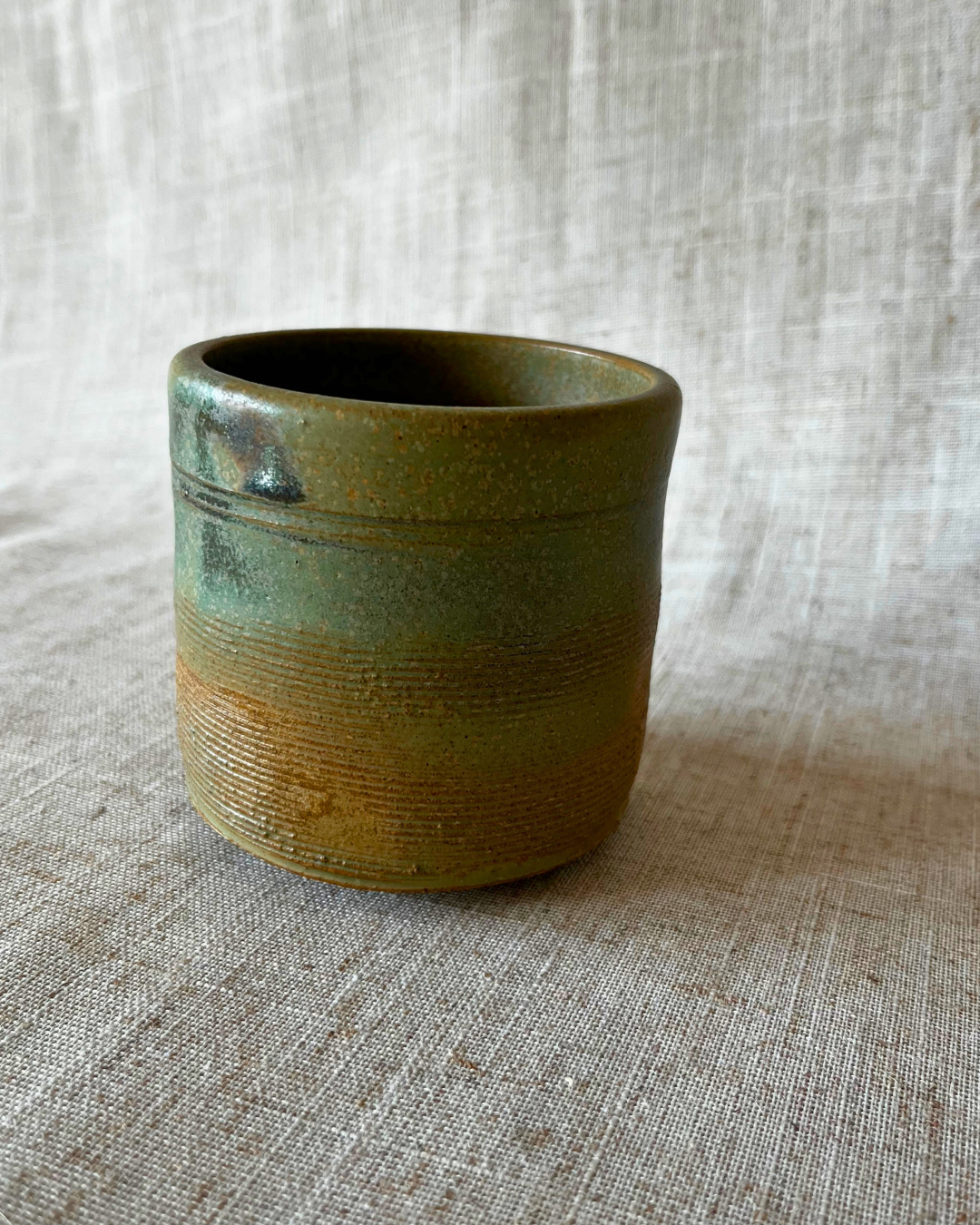 Handmade Forest Lichen ceramic Tumbler