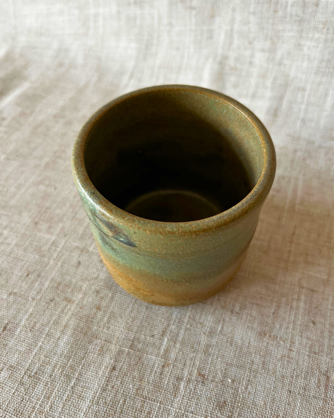 Handmade Forest Lichen ceramic Tumbler