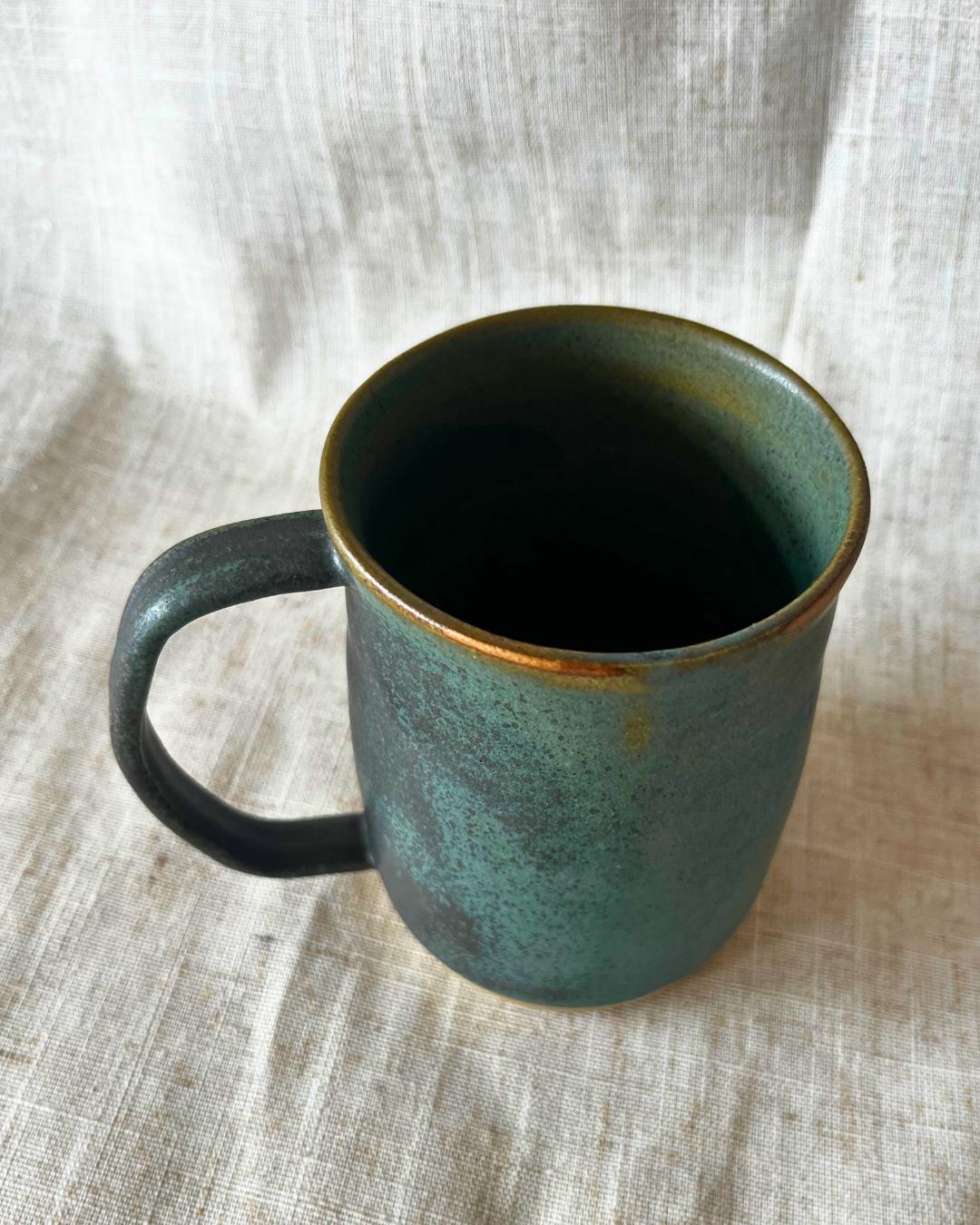 Handmade Forest Ceramic Tankard