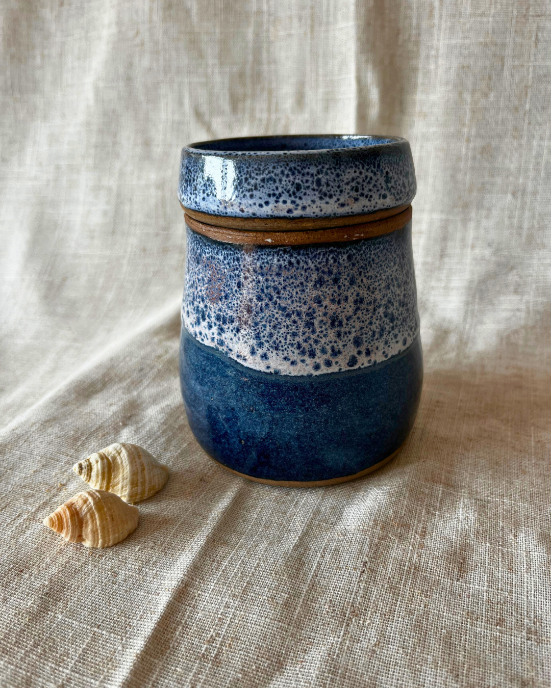 Handmade Coastal Sea Foam Ceramic Oil Burner