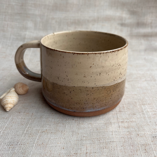 Handmade Ceramic Mug, Coastal Seashell Range