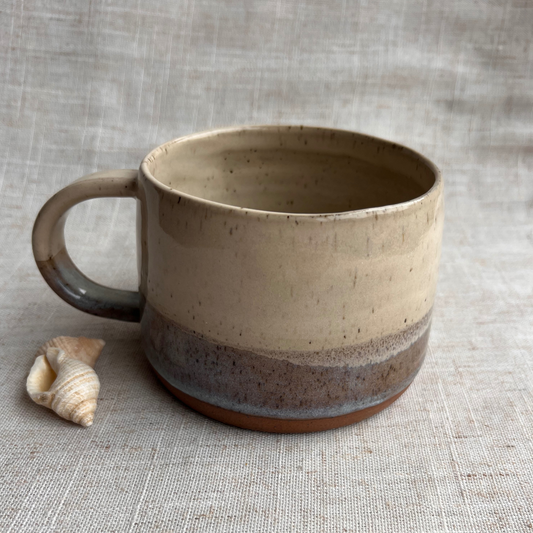 Handmade Ceramic Mug, Coastal Seashell Range
