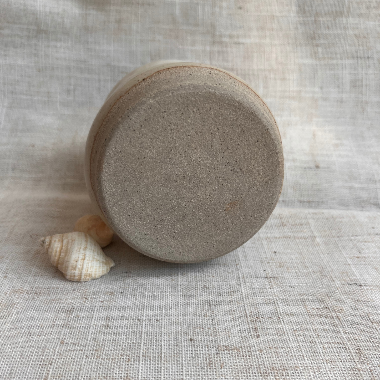 Coastal Handmade Ceramic Ripple Cup