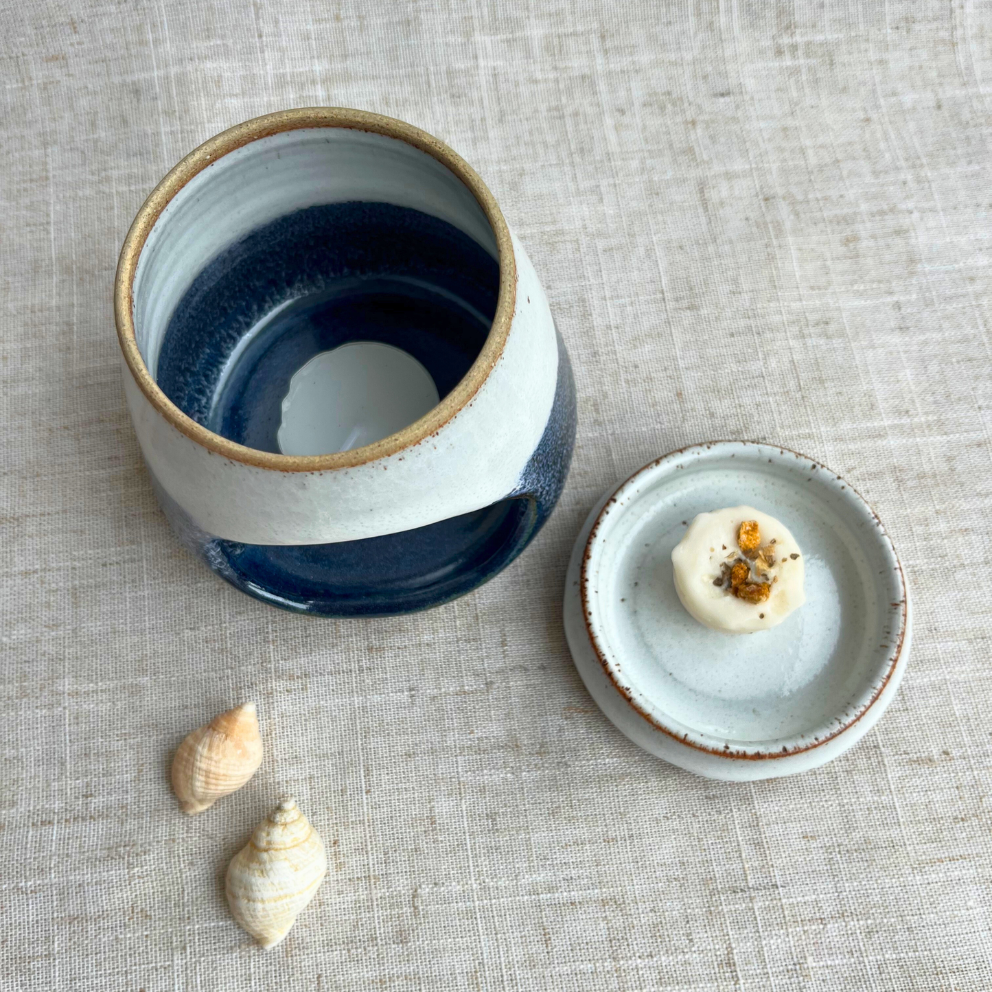 Handmade Coastal Ceramic Wax Melt Burner