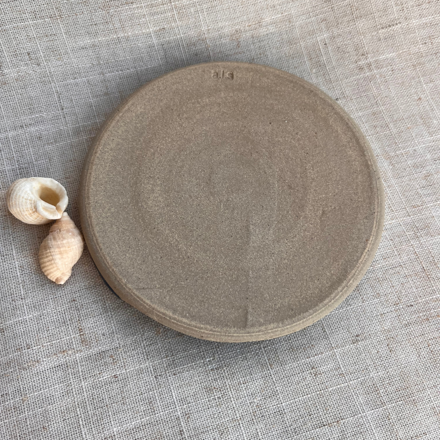 Coastal Handmade Ceramic Spoon Rest Blue & White