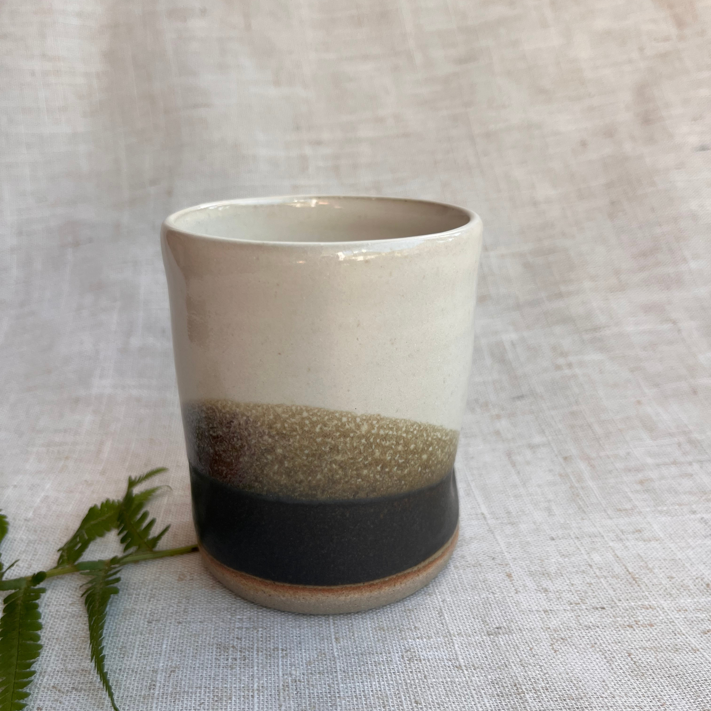 Forest Handmade Ceramic Thumb Cup