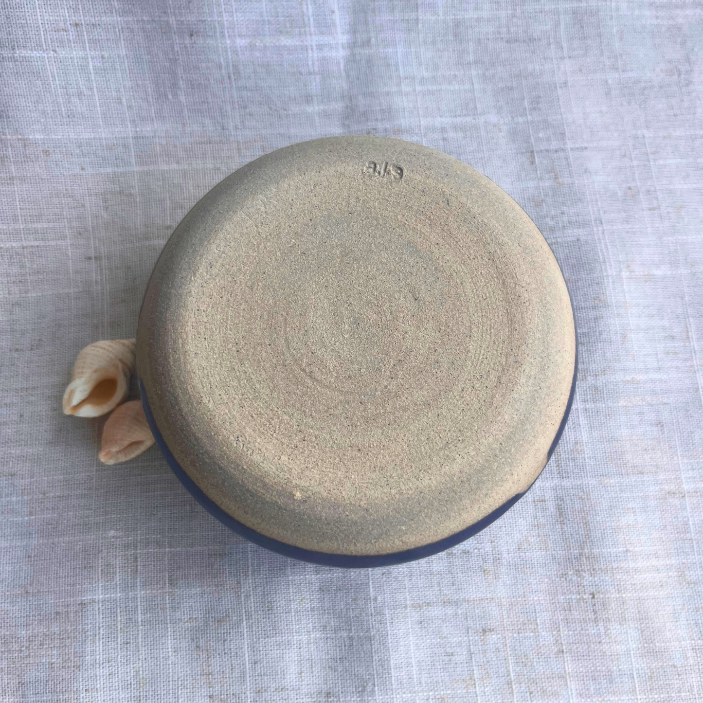Coastal Handmade Ceramic Bowl Blue