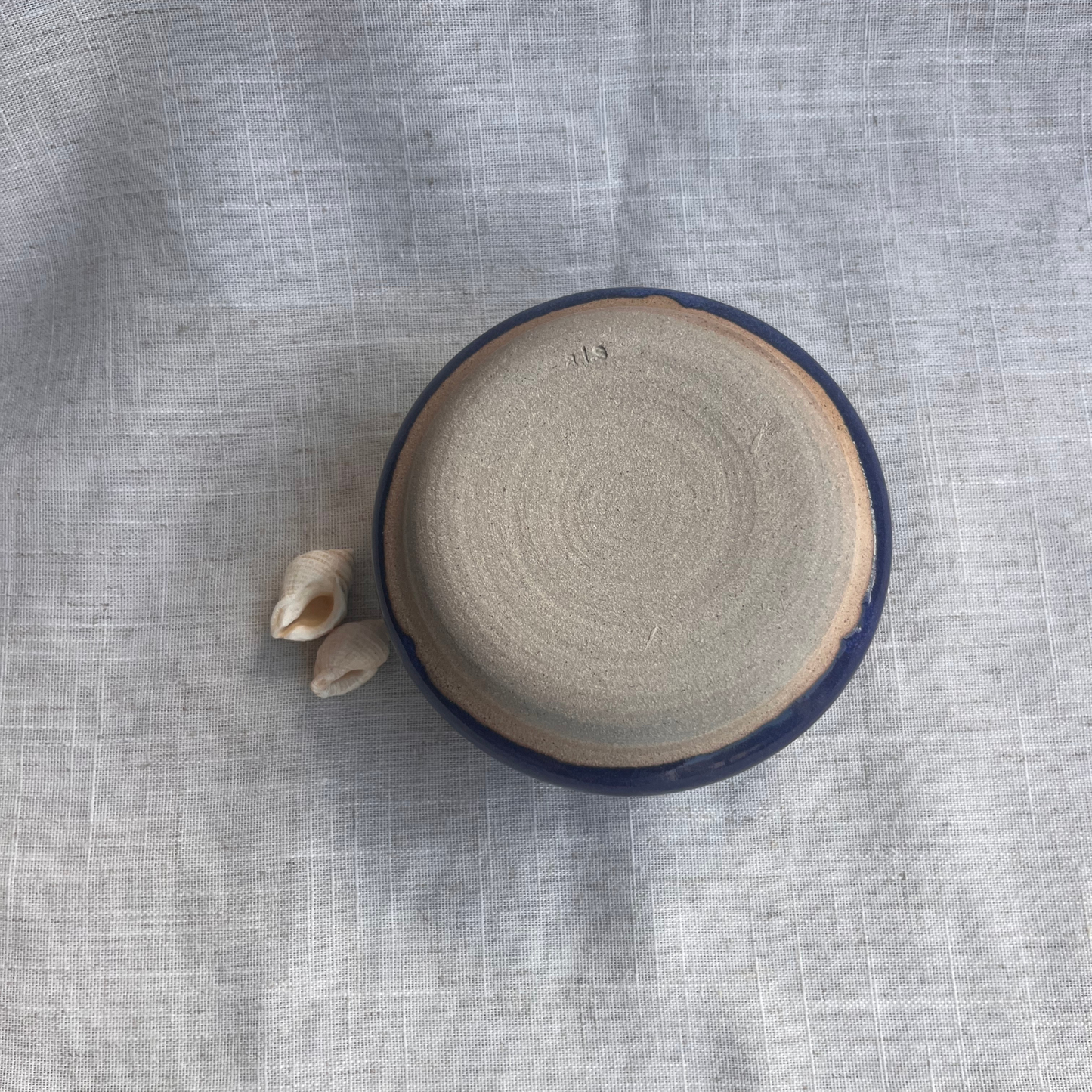 Coastal Handmade Ceramic Bowl Blue