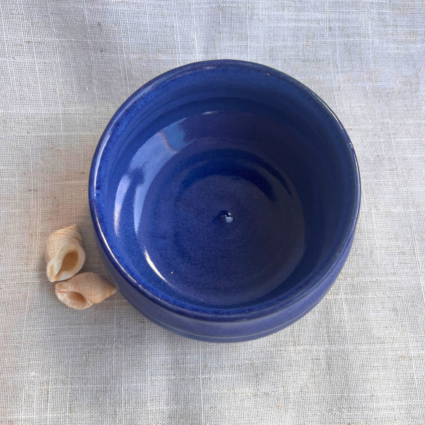 Coastal Handmade Ceramic Bowl Blue