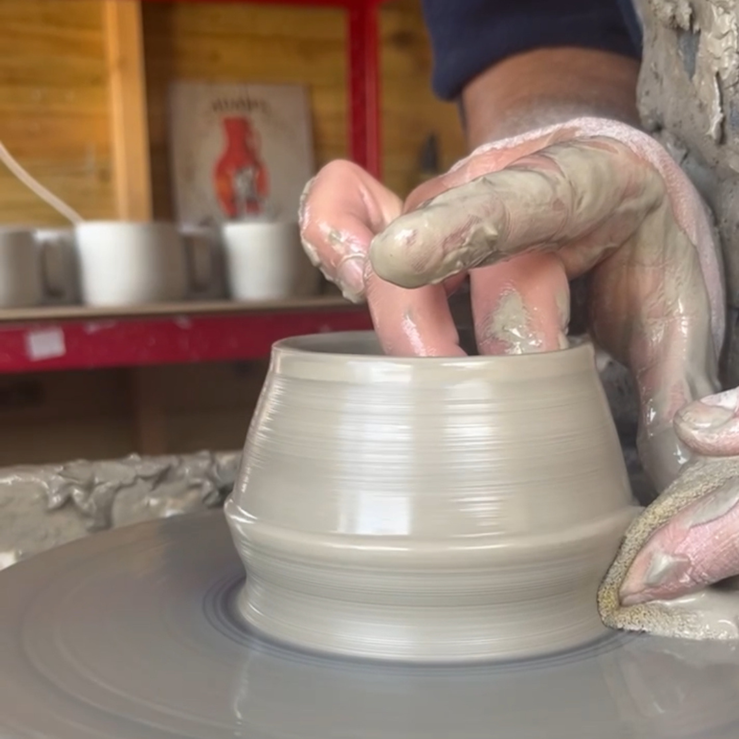 Handmade Ceramic Mug, Coastal Seashell Range