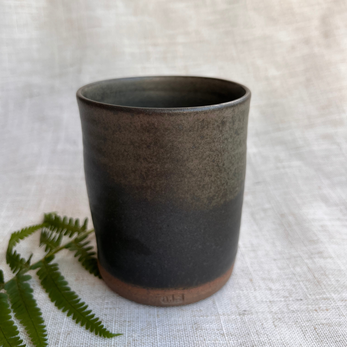 Forest Handmade Ceramic Thumb Cup