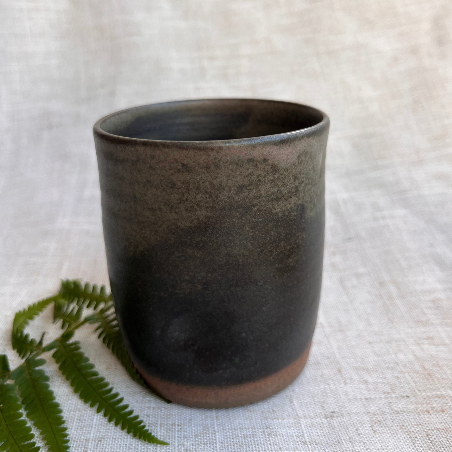 Forest Handmade Ceramic Thumb Cup