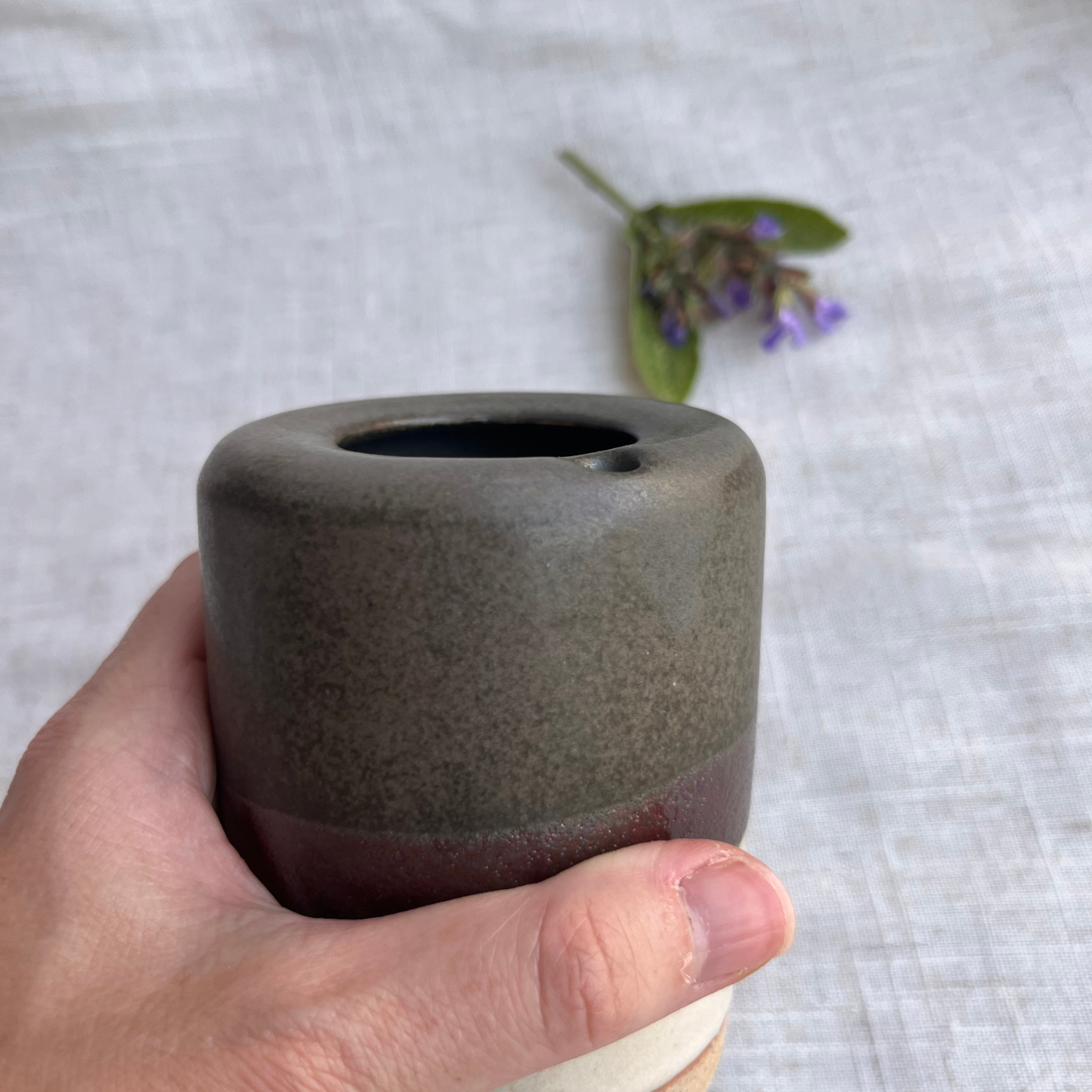Forest Handmade Ceramic Travel Mug